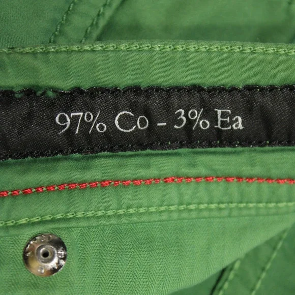 Kiton NWD Chinos/Casual Pants Size 44 US in Solid Green Cotton Blend - Picture 11 of 15